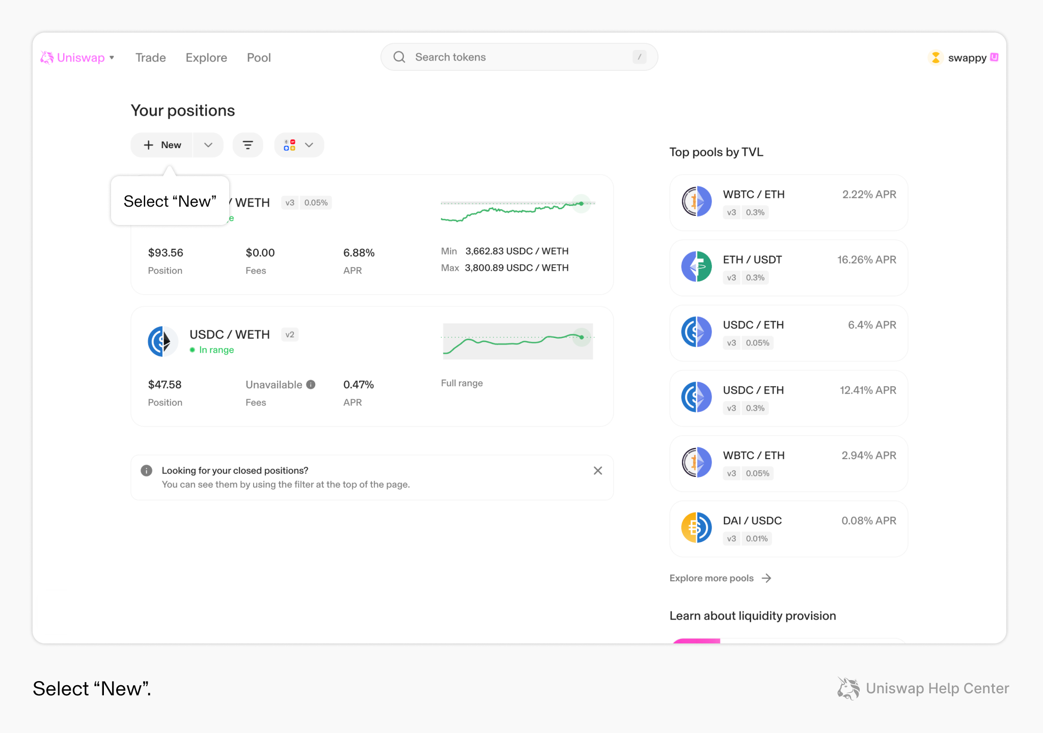 Uniswap V3 Base Liquidity