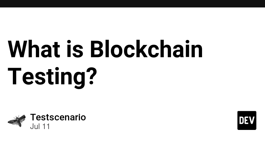 Blockchain Testing Tools