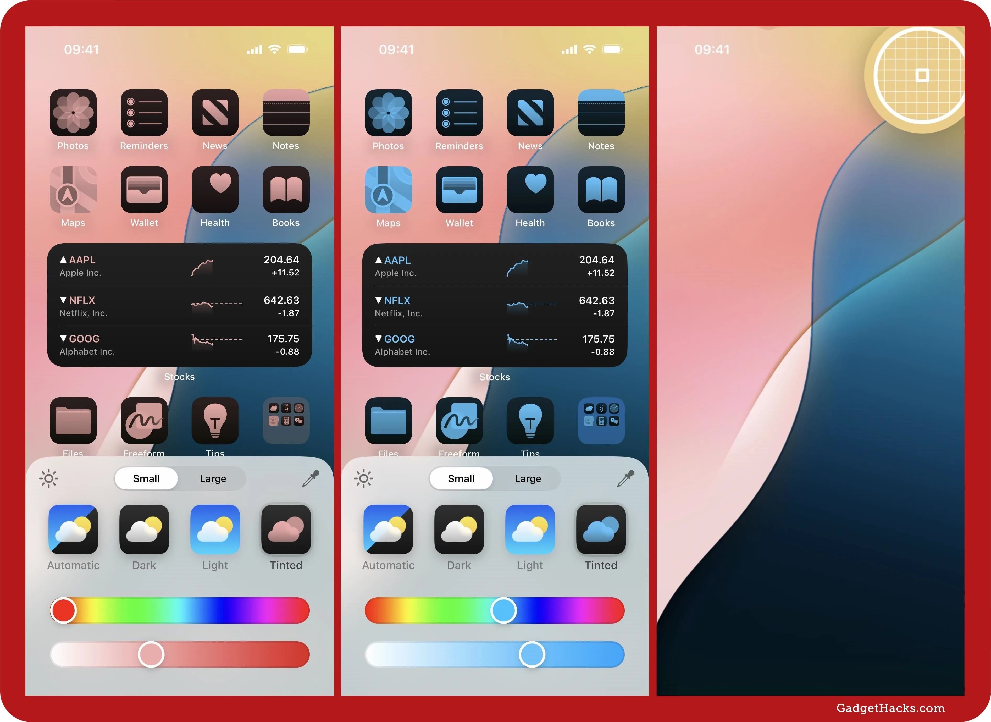 Base App customization themes interface